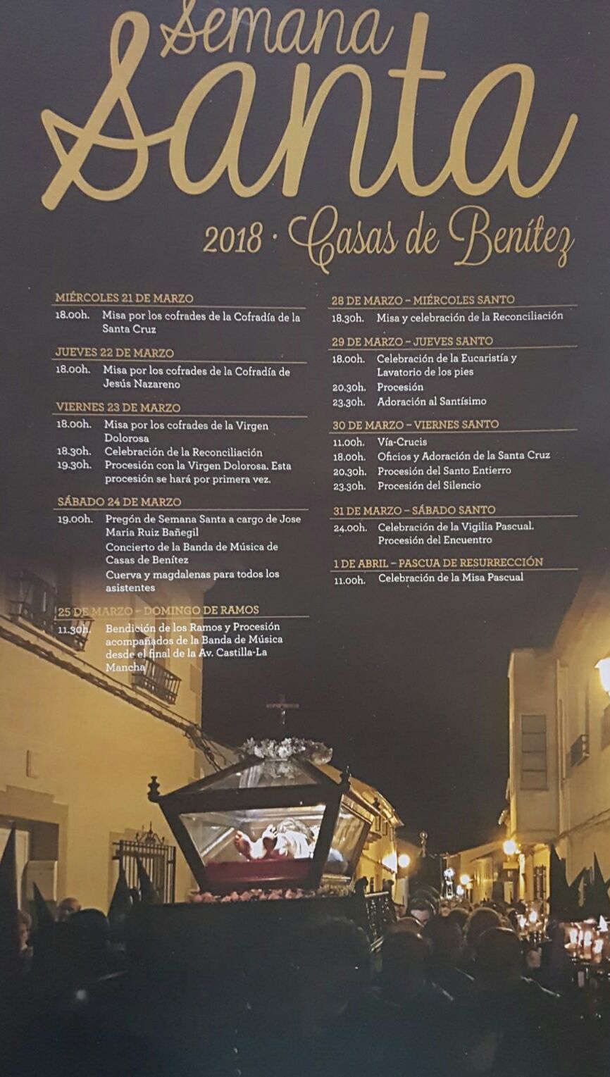 Semana Santa en Casas de Benítez 2018 Casas de Benítez